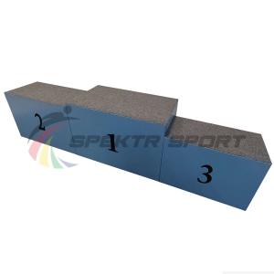 Купить Пьедестал для награждения "матрешка" переносной (обшит  фанерой) 2 человека на ступень SP РАН4Ф в Первоуральске 