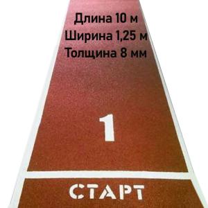 Купить Дорожка для разбега 10 м х 1,25 м. Толщина 8 мм в Первоуральске 