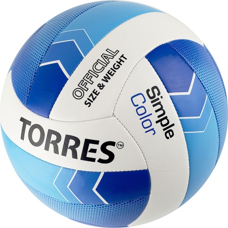 Купить Мяч волейбольный Torres Simple Color любительский р.5 в Первоуральске 
